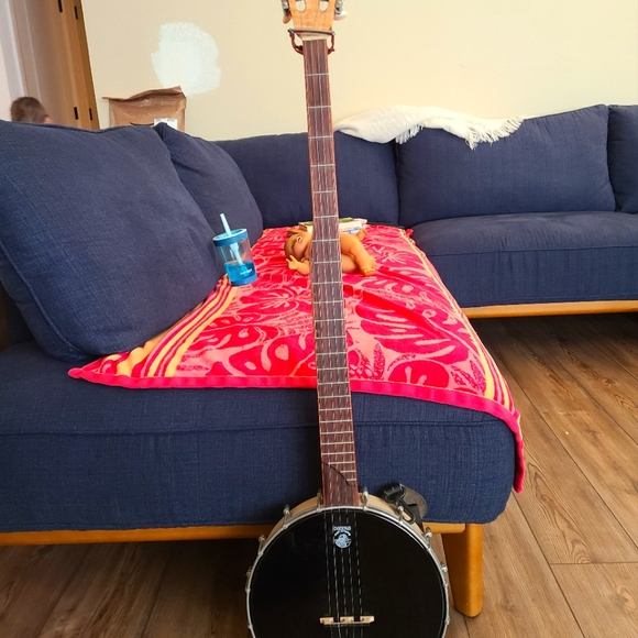 Custom Deering Long Neck Banjo - Picture 1 of 6